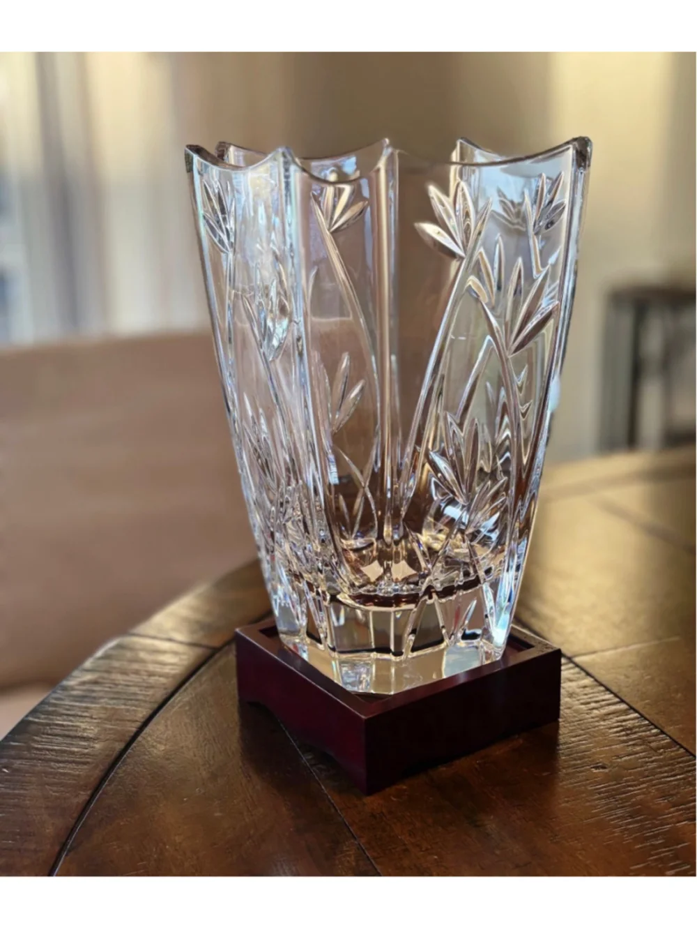 Waterford New Lead Crystal Bamboo 10